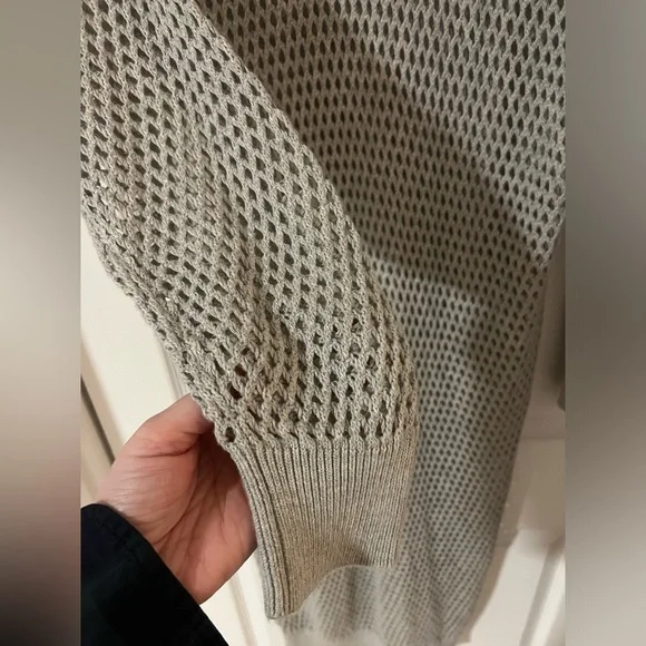 Lunya Gray Long Sleeve Knit Dress - Picture 2 of 4